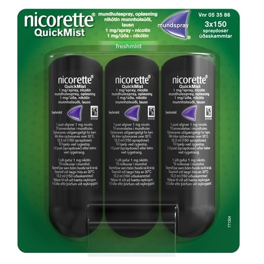 Nicorette quickmist freshmint mundspray