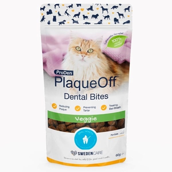 ProDen plaqueoff dental bites cat veggie