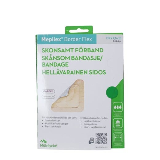 Mepilex border flex 7,5 x 7,5 cm