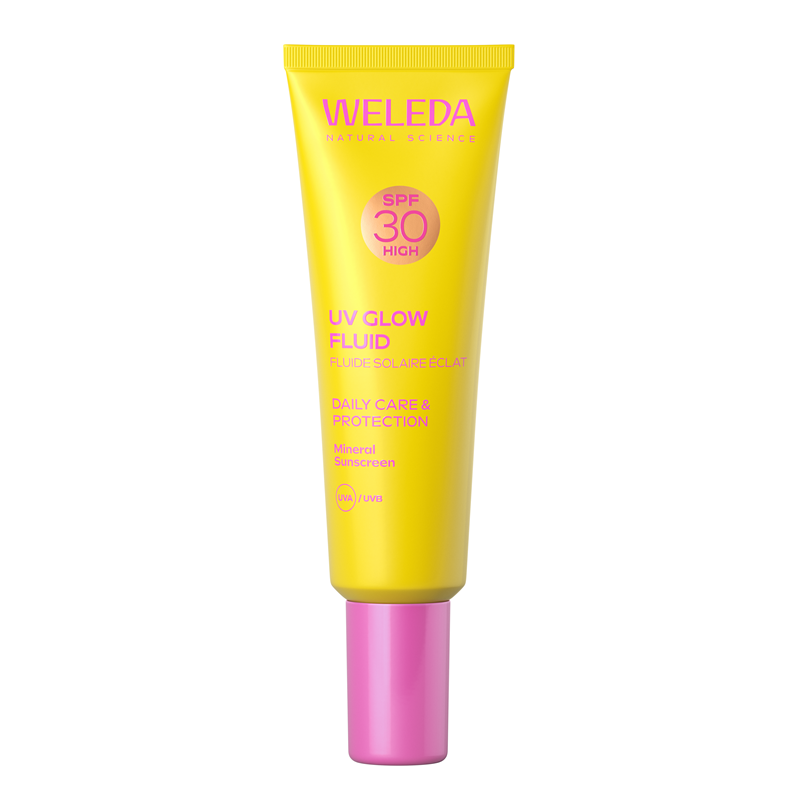 Weleda UV glow fluid daily care & protection SPF30 Weleda UV glow fluid daily care & protection SPF30