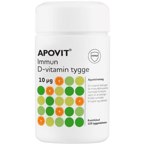 Apovit immun D-vitamin tygge Apovit immun D-vitamin tygge