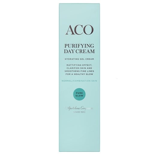 ACO purifying glow day cream