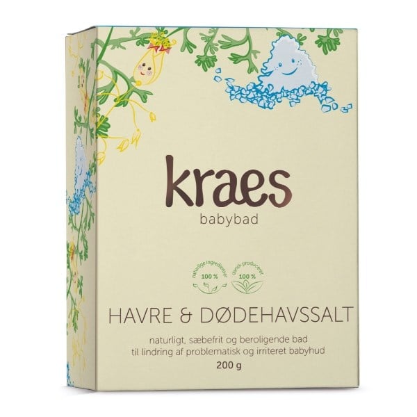 Kraes babybad havre & dødehavssalt