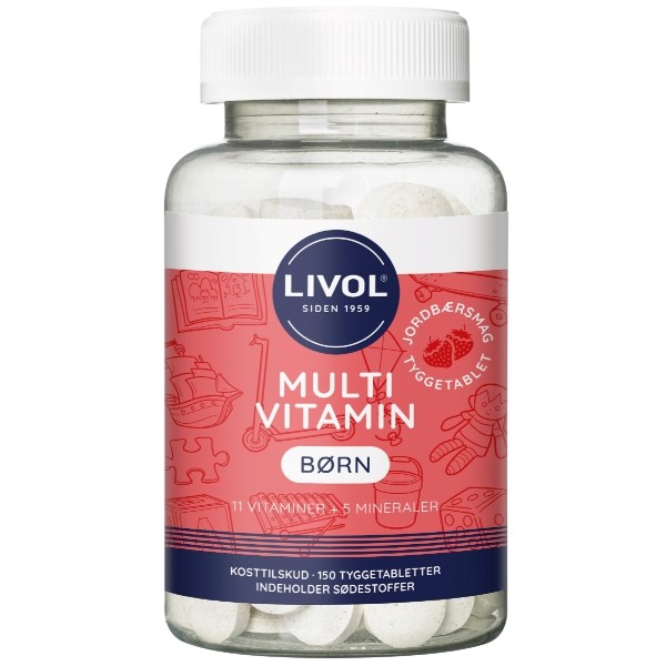Livol multivitamin børn jordbær