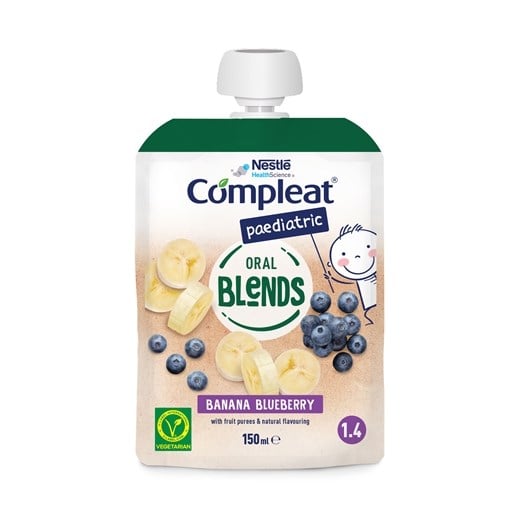 Compleat oral blends banan-blåbær