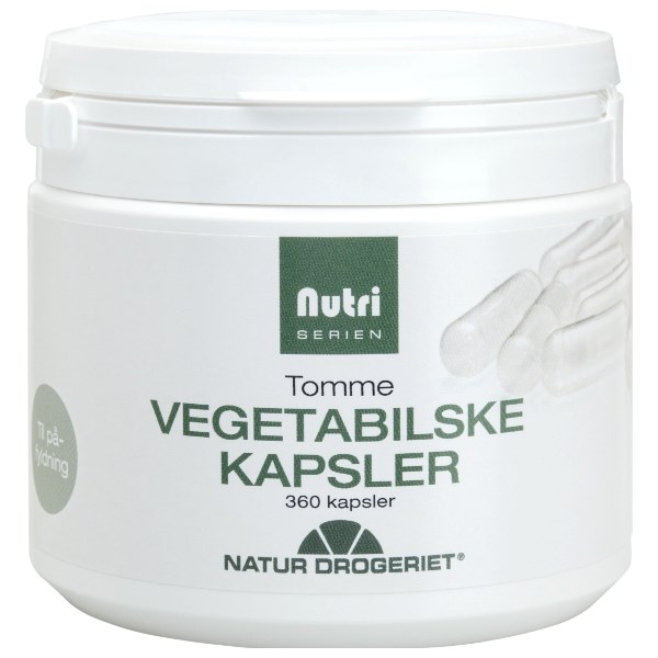Natur Drogeriet tomme vegetabilske kapsler