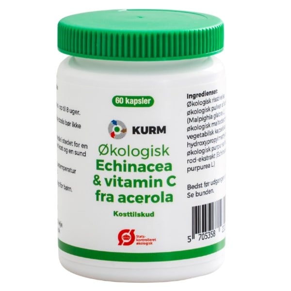 Kurm økologisk echinacea & vitamin C Kurm økologisk echinacea & vitamin C