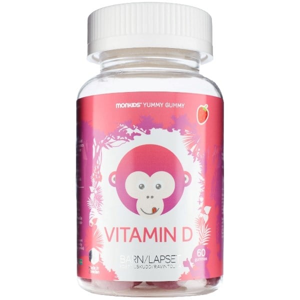 Monkids vitamin D jordbær