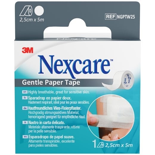3M Nexcare gentle paper tape hvid
