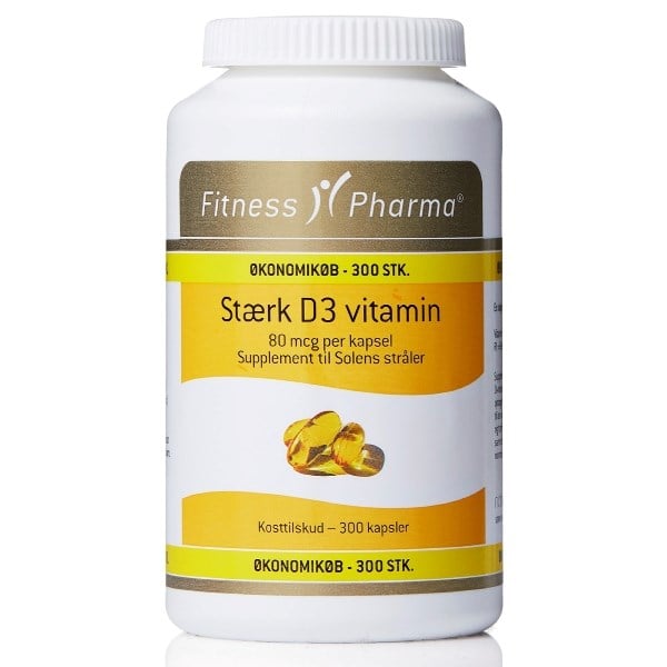 Fitness Pharma stærk D3 vitamin