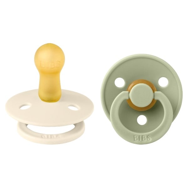 BIBS Colour size 2 ivory/sage