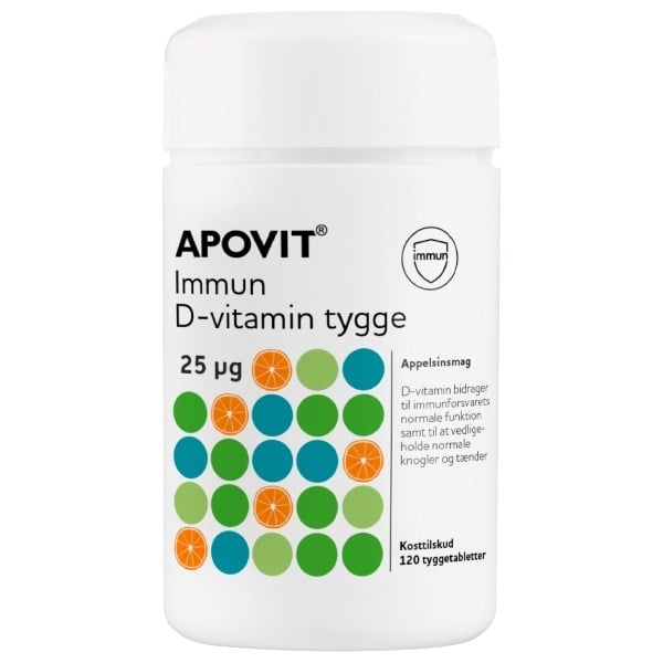 Apovit immun D-vitamin tygge Apovit immun D-vitamin tygge