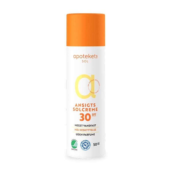 Apotekets ansigtssolcreme SPF30