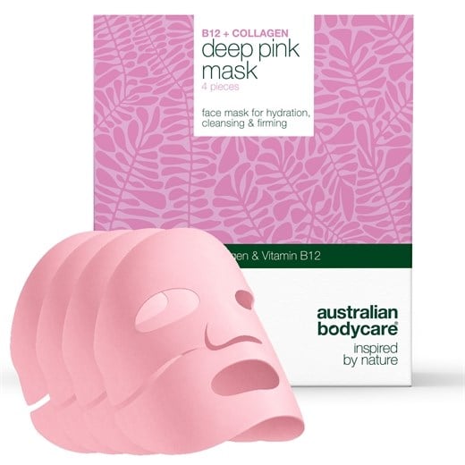 Australian Bodycare B12 deep pink mask Australian Bodycare B12 deep pink mask