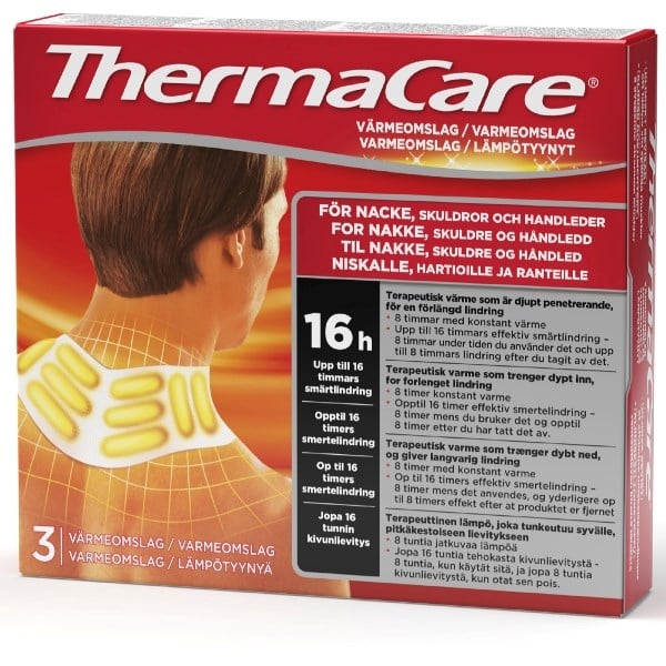 Thermacare varmeomslag til nakke, skulder & håndled