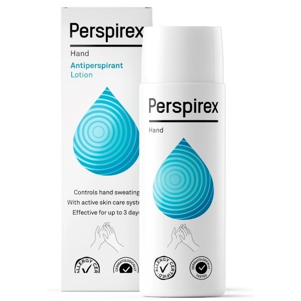 Perspirex antiperspirant hand lotion