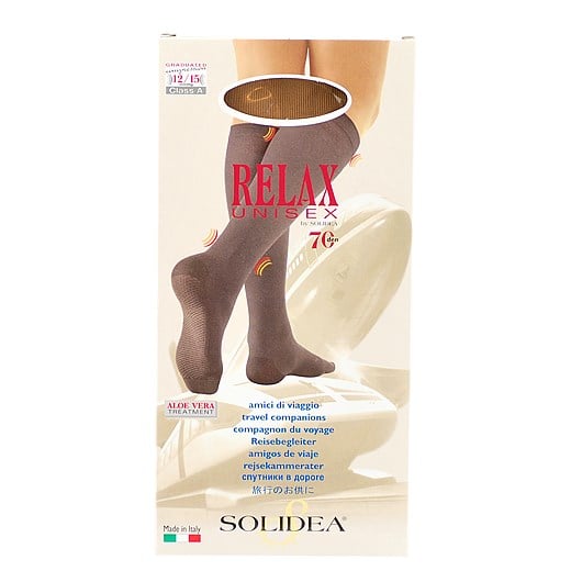 Solidea relax knæ unisex 70d camel s