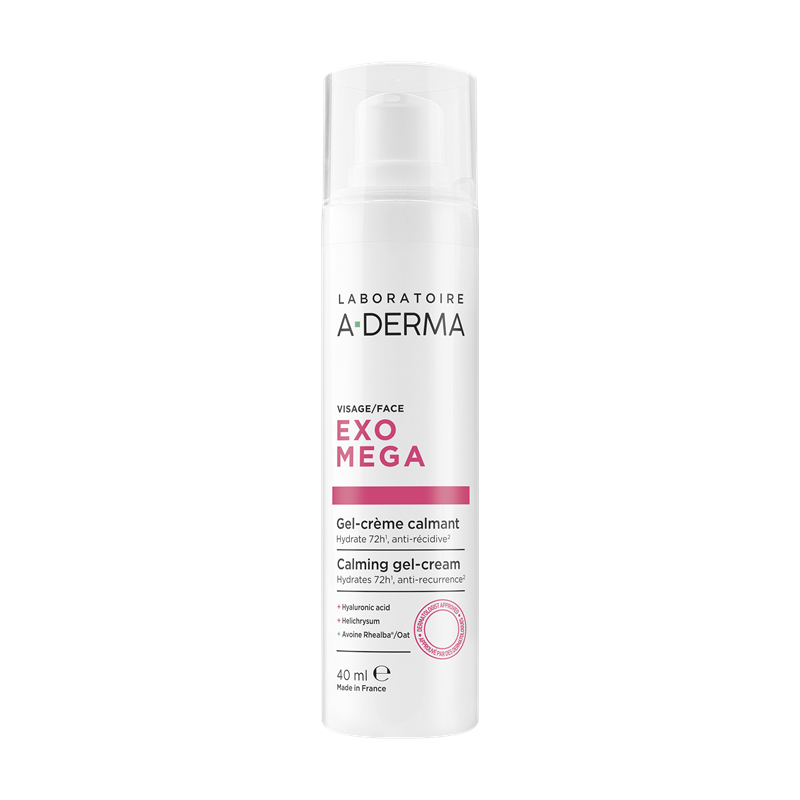 A-Derma Exomega face calming gel-cream
