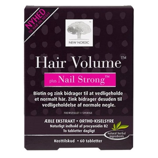 New Nordic hair volume plus strong nails
