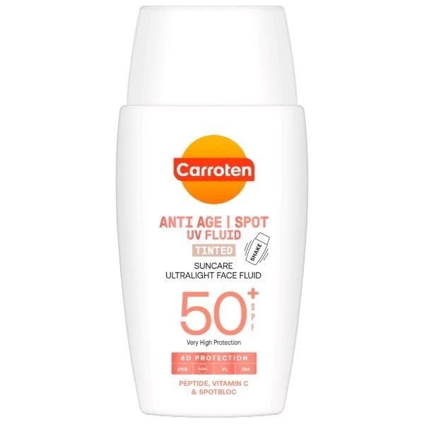 Carroten anti age & anti spot face fluid SPF50+ tinted