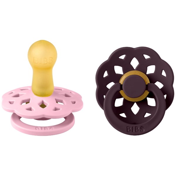 BIBS Boheme size 2 baby pink/plum BIBS Boheme size 2 baby pink/plum