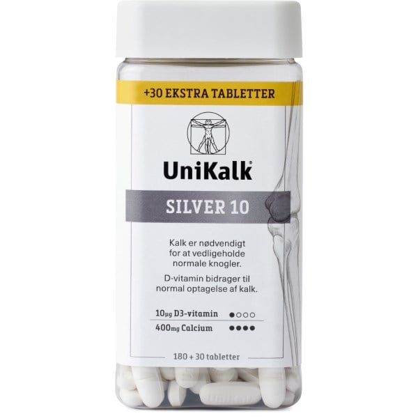 UniKalk Silver 10 + 30 stk. ekstra