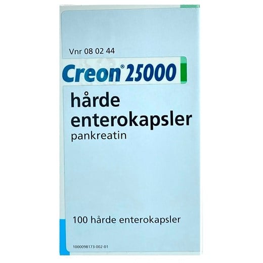 Creon lipase 25.000 ep-e ent Creon lipase 25.000 ep-e ent