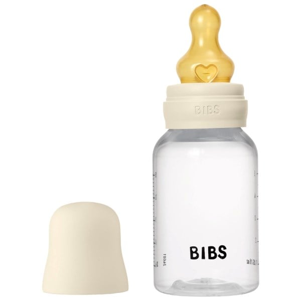 BIBS baby bottle sutteflaske ivory latex