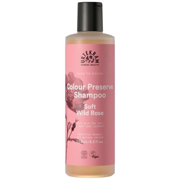 Urtekram Soft Wild Rose colour preserve shampoo