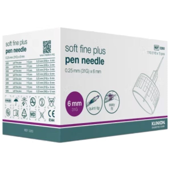Klinion soft fine plus penkanyle 31G