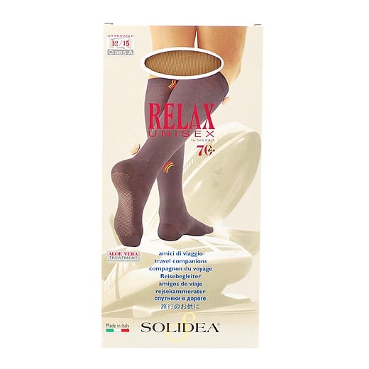 Solidea relax knæ unisex 70d camel xxl