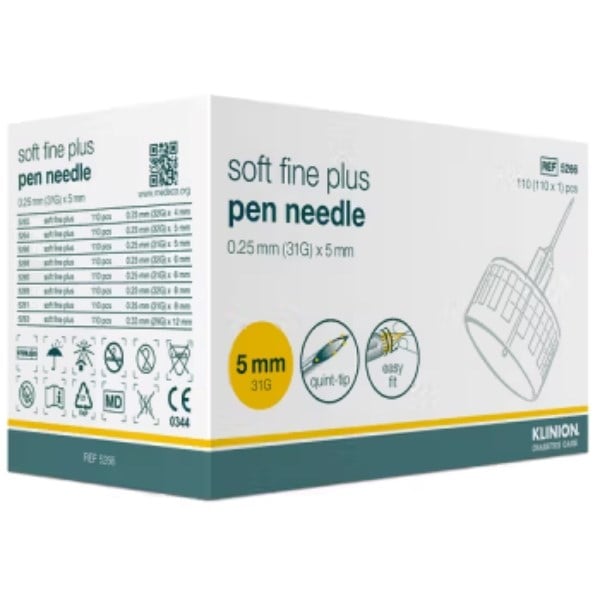 Klinion soft fine plus penkanyle 31G Klinion soft fine plus penkanyle 31G