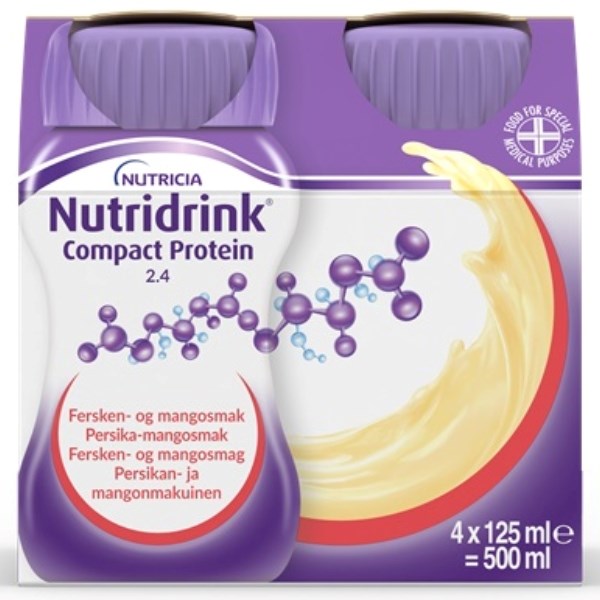 Nutridrink Compact Protein fersken/mango Nutridrink Compact Protein fersken/mango