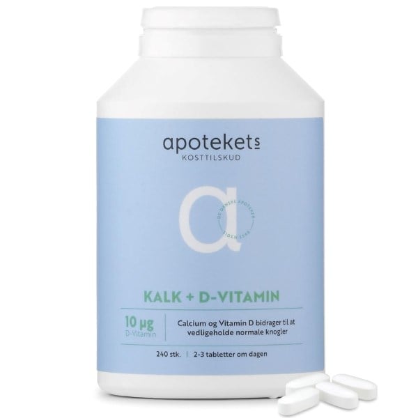 Apotekets kalk og D-vitamin Apotekets kalk og D-vitamin