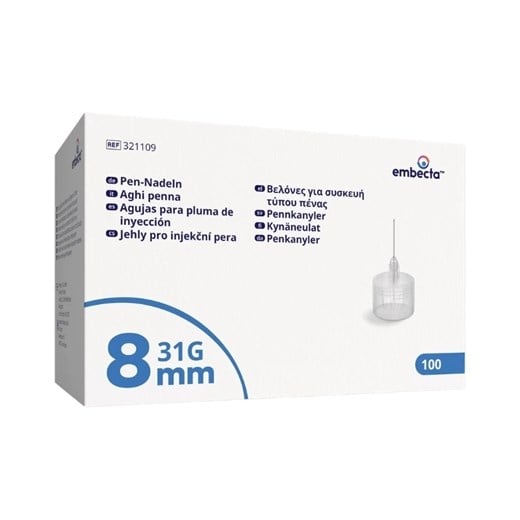 Embecta penkanyler 31G Embecta penkanyler 31G