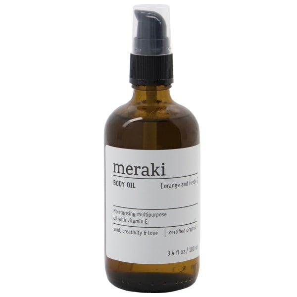Meraki orange & herbs body oil
