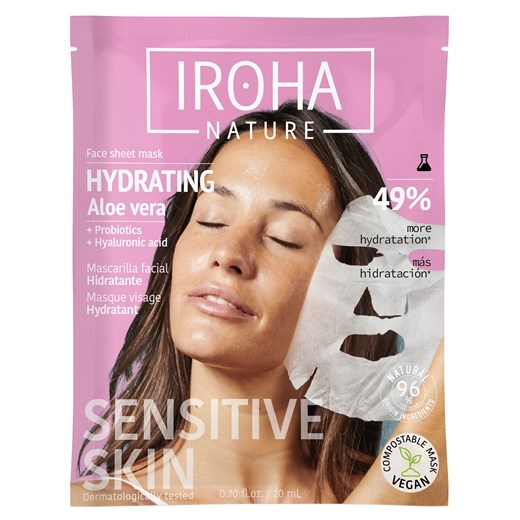 IROHA hydrating face sheet mask aloe vera