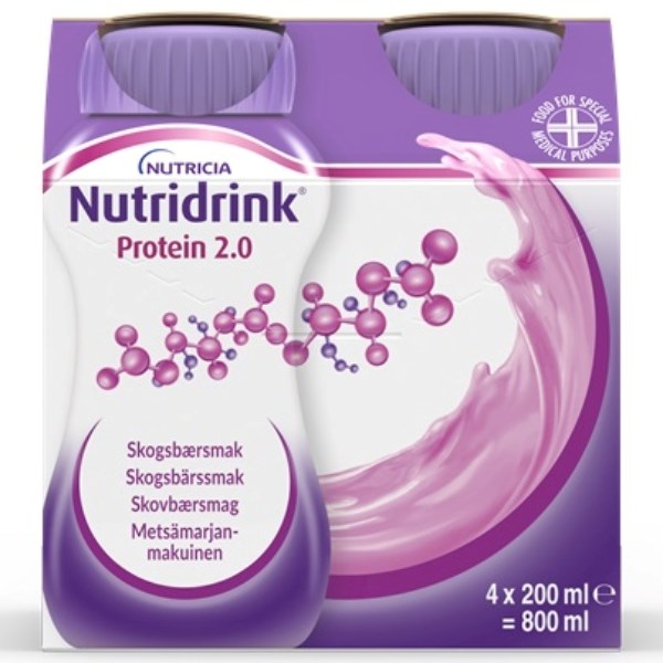 Nutridrink Protein 2.0 kcal skovbær Nutridrink Protein 2.0 kcal skovbær
