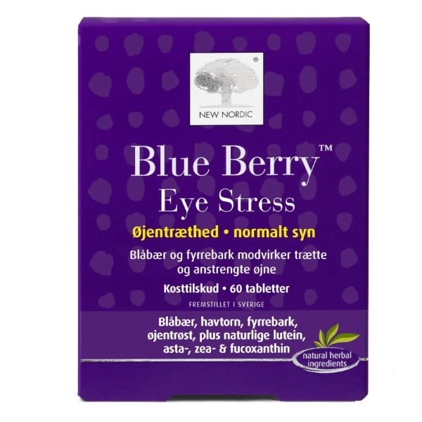 New Nordic blue berry eye stress