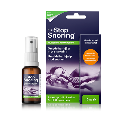 Helps Stop Snoring spray