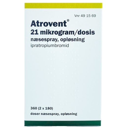 Atrovent næsespray Paranova Atrovent næsespray Paranova