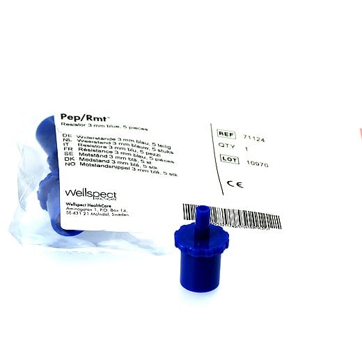 PEP-modstand blå 3,0 mm