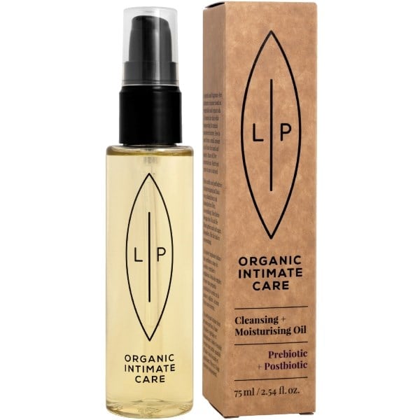 Lip Intimate Care cleansing + moisturising oil prebiotic + postbiotic Lip Intimate Care cleansing + moisturising oil prebiotic + postbiotic
