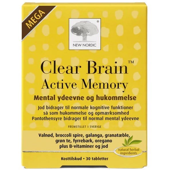 New Nordic clear brain active memory