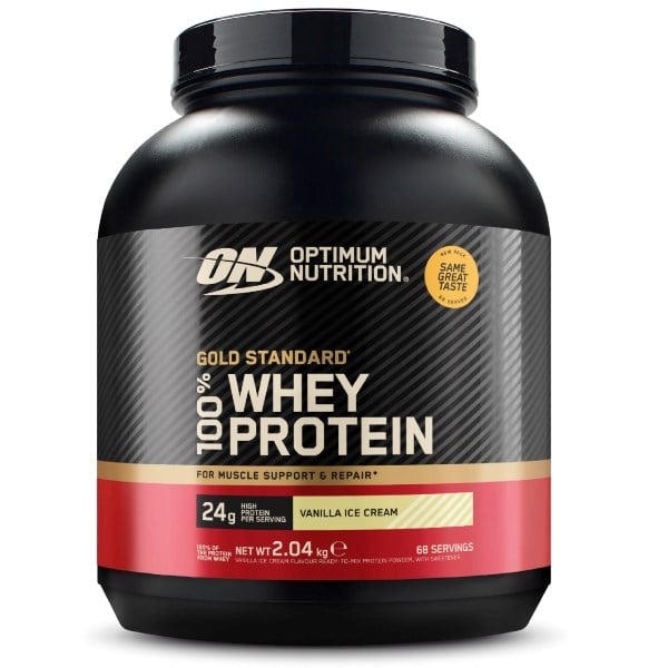 Optimum Nutrition gold standard 100% whey protein vanilla ice cream
