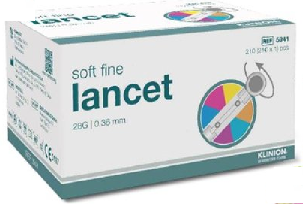 Klinion soft line lancetter