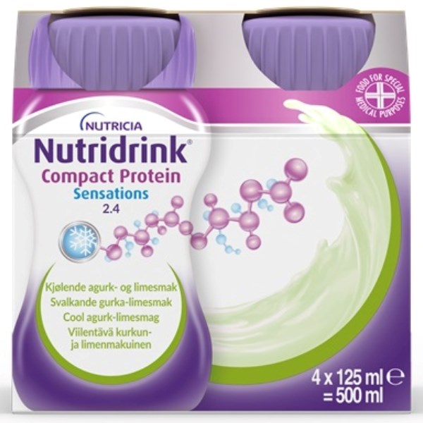 Nutridrink Compact Protein Sensations cool agurk-lime