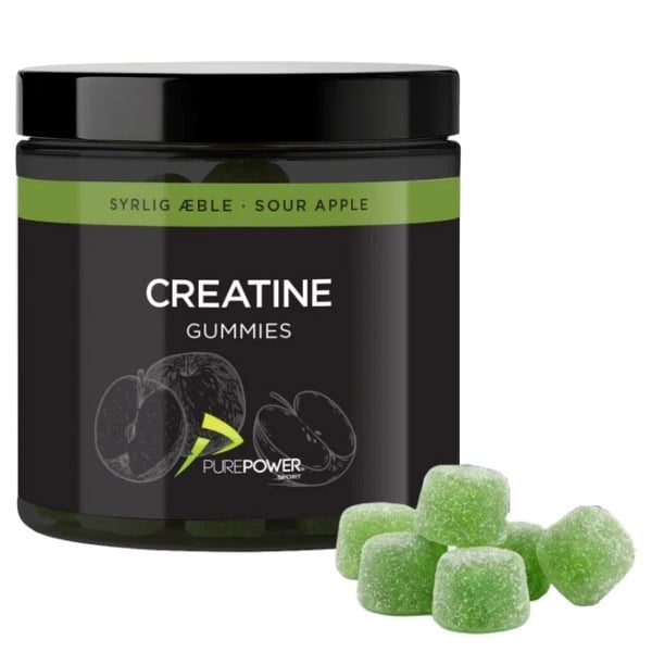 Pure Power creatine gummies sour apple