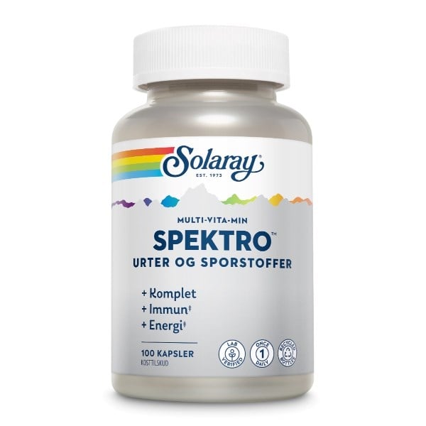 Solaray spektro multi-vita-min urter og sporstoffer