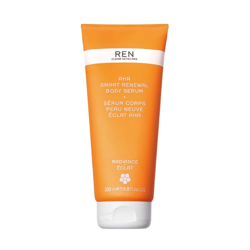 REN Radiance AHA smart renewal body serum